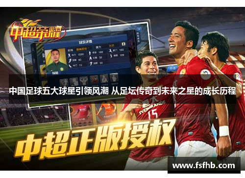 中国足球五大球星引领风潮 从足坛传奇到未来之星的成长历程